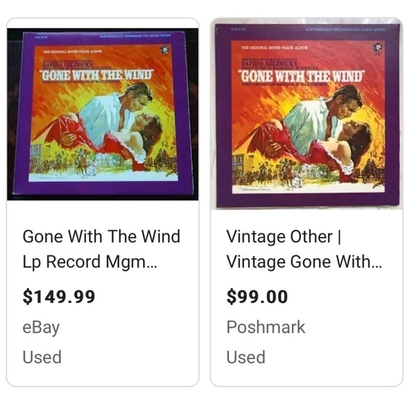 Gone With The Wind Vinyl - Picture 2 of 6